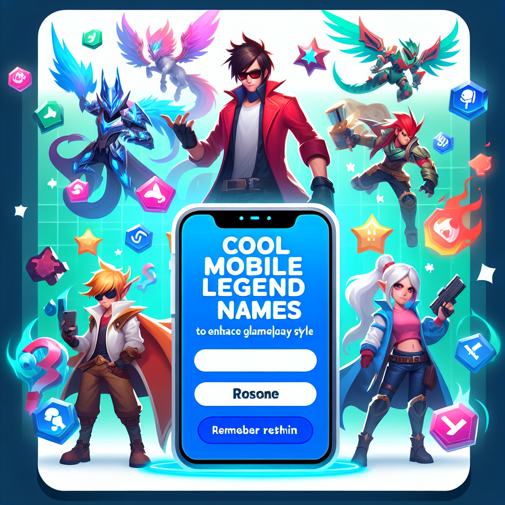 Nama Mobile Legend Keren untuk Meningkatkan Gaya Bermain